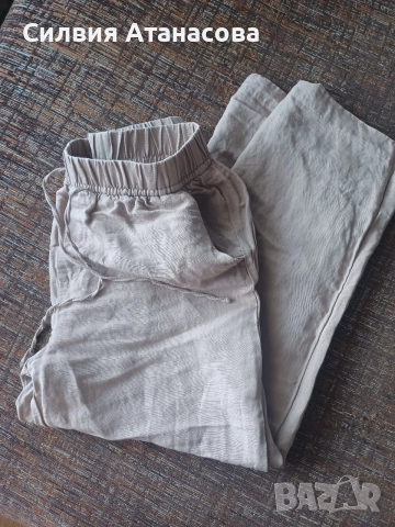 Ленен панталон H&M XS