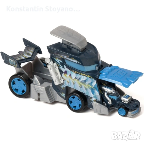 Комплект за игра T-Racers - Ice Launcher Truck СИН, снимка 4 - Коли, камиони, мотори, писти - 54276452