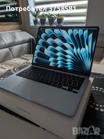 MacBook Air M4 13" 16GB 256GB – като нов, гаранция, снимка 2 - Лаптопи за работа - 54090941