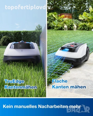 Косачка робот ECOVACS Goat O500 Panorama,500 m²,Гаранция, снимка 3 - Градинска техника - 54697776