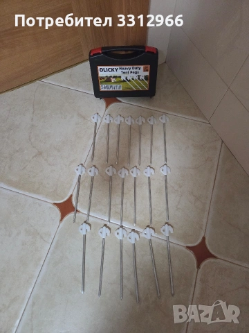 20 броя OLICKY Heavy Duty Tent Pegs (Усилени колчета за палатка OLICKY) 20см, снимка 2 - Къмпинг мебели - 55075912