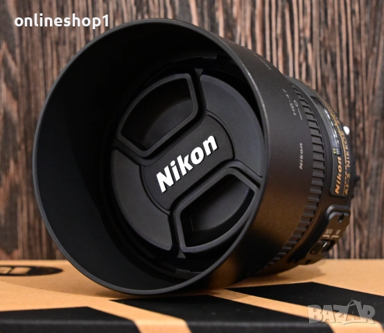 Обектив Nikon 50mm f/1.8G AF-S NIKKOR - Като нов! , снимка 6 - Обективи и филтри - 54896460