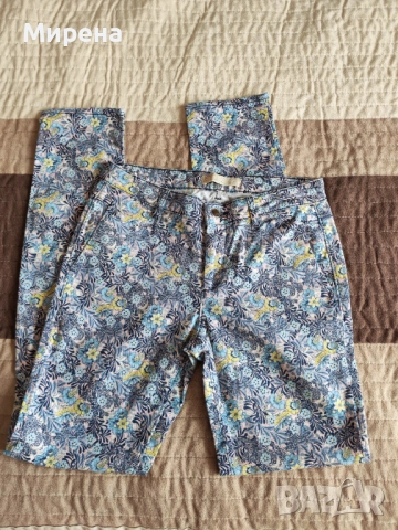 Шарен памучен панталон ZARA Z1975 DENIM, размер 36/26