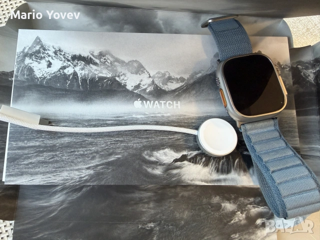 Apple Watch Ultra 3 Natural Titan
Alpine Loop ГАРАНЦИЯ, снимка 2 - Смарт часовници - 55257128