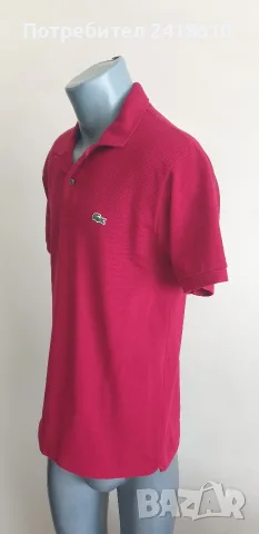 Lacoste Classic Fit  Pique Cotton Mens Size 4 - M  ОРИГИНАЛ! Мъжка Тениска!, снимка 6 - Тениски - 55295575