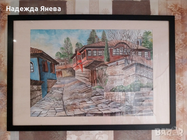 Картина Туш и акварелни бои