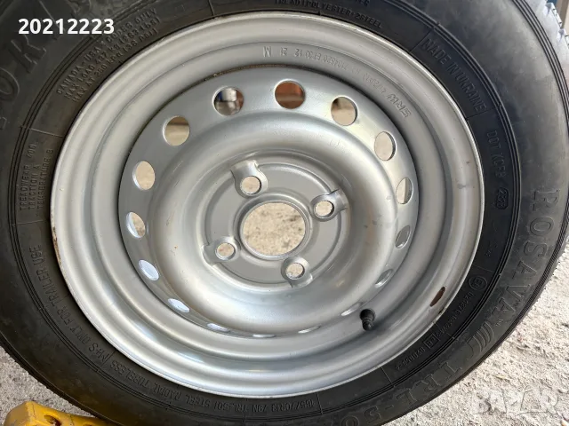 Чисто нова гума с джанта за ремарке 165/70R13, снимка 6 - Ремаркета - 55562778