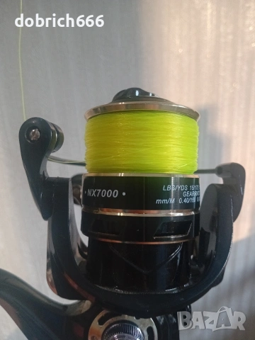 Въдица Daiwa 3.60m 85-150g с макара 7000 25 евро, снимка 5 - Въдици - 55124734
