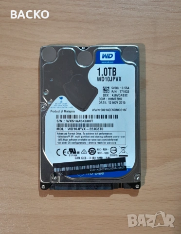 Хард диск 1ТВ 2,5" WD