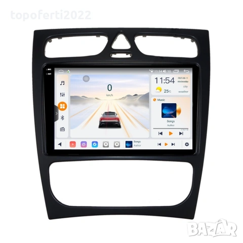 Мултимедия за Mercedes C Class W203 A Class W168 G Class W463 (2001-2006) Навигация CarPlay Android , снимка 2 - Аксесоари и консумативи - 55026744