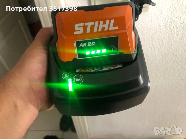 Нова батерия и зарядно STIHL, снимка 2 - Други инструменти - 54877602