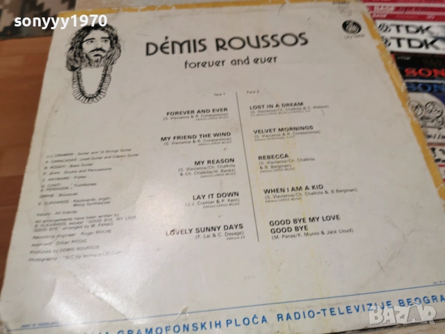 DEMIS ROUSSOS 0805261938L1, снимка 12 - Грамофонни плочи - 54477927
