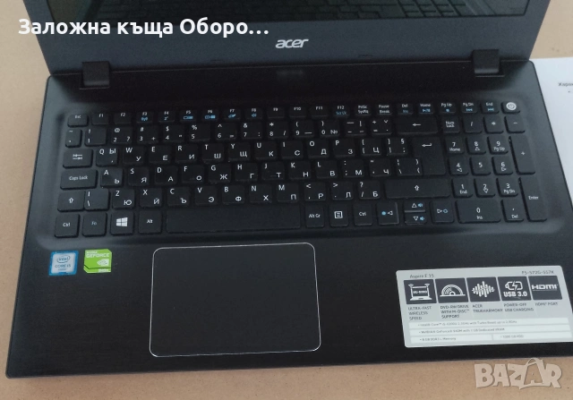 Лаптоп Acer f5 572g 15.6" , снимка 3 - Лаптопи за дома - 54785816
