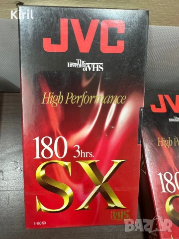 Видеокасета JVC E-180SX, снимка 2 - Стойки, 3D очила, аксесоари - 54891622