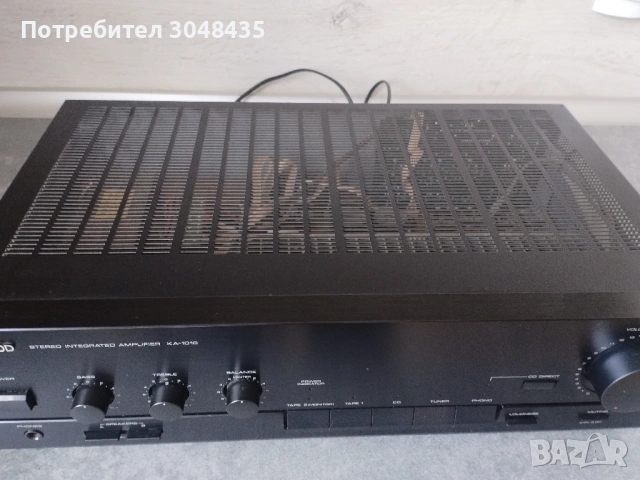 Усилвател KENWOOD KA-1010, снимка 4 - Ресийвъри, усилватели, смесителни пултове - 54701350