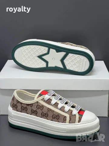 Gucci Нови Дамски Маратонки Гучи с Кутия , снимка 5 - Маратонки - 55622010