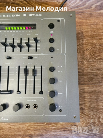 Миксер Monacor MPX-9000 Stereo Equalizer Mixer with Echo, снимка 5 - Ресийвъри, усилватели, смесителни пултове - 55258755