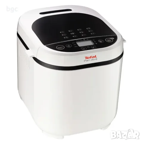 НОВА Хлебопекарна Tefal Pain Doré PF210138, 700 W, 1000 гр, 12 програми, 3 настройки, Бял/Черен , снимка 2 - Хлебопекарни - 55545083