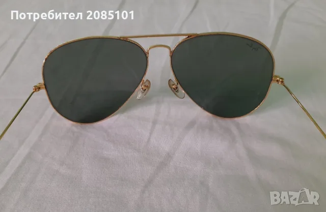 Оригинални слънчеви очила Ray-Ban Aviator USA (Винтидж B&L), снимка 5 - Слънчеви и диоптрични очила - 55332949