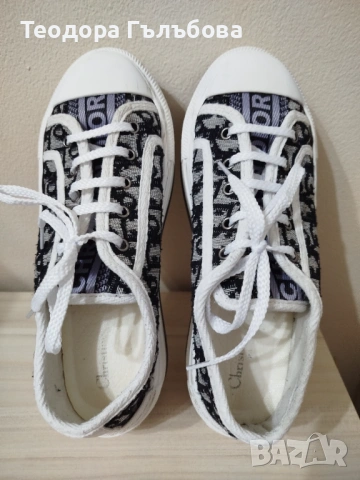 Дамски кецове Cristian Dior, снимка 5 - Кецове - 54305961