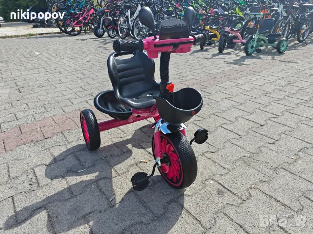 BYOX Триколка TWIDDLE розов, снимка 4 - Детски велосипеди, триколки и коли - 55440784