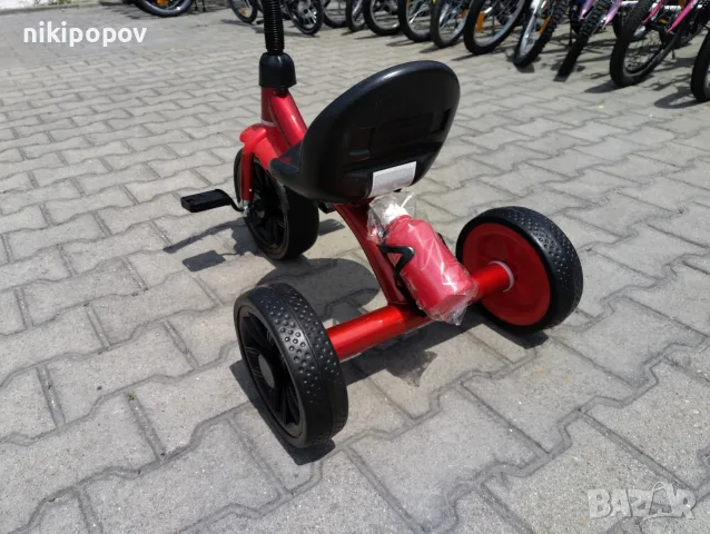 BYOX Триколка Cavalier Lux червен, снимка 5 - Детски велосипеди, триколки и коли - 55440038