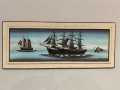 Маслена картина на платно с морски пейзаж – 102 х 42 см, снимка 1