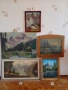 Стари картини, платно масло, авторска изработка. , снимка 2