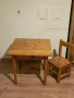Детски комплект от естествено дърво (чам) - масичка и столче - 38 евро за комплекта , снимка 10
