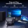 UGREEN BE6500 WiFi 7 Dongle адаптер за настолен компютър 5GHz/2.4GHz/6GHz Tri-Band само Windows10/11, снимка 12