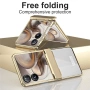 Xiaomi Mix Flip 2 калъф – PC, галванизиран, защита на пантата, протектор, 4 цвята, снимка 7