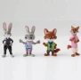 12 броя Зоотопия Zootoppia пластмасови фигурки за декорация на торта игра , снимка 5