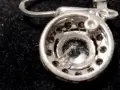 сребърни обеци висящи с английско закопчаване , снимка 7