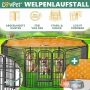 LovPet puppy кошара за игра на открито ​​кошара за животни XXL 8 Решетки, снимка 1