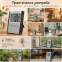 Точен дигитален електронен настолен термометър и влагомер със сонда хигрометър за въздух стая стена, снимка 5