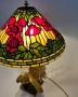 Настолна лампа Тифани Tiffany lamb витражно стъкло, снимка 5