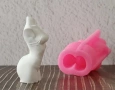3D женско тяло по бански бельо силиконов молд форма фондан шоколад гипс декор свещ, снимка 3