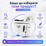 Лупа микроскоп UV лед осветление увеличение 60Х телефон макро обектив, снимка 4