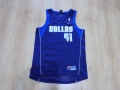 баскетболен потник dallas mavericks nowitzki # 41 nike екип мъжки оригинал L, снимка 1