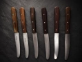 Комплект 6 бр. оригинални швейцарски ножове Victorinox с дървени дръжки, снимка 2