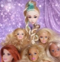 Изгодно - лот глави за кукли Барби и тип Barbie, снимка 1