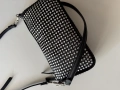 Черна чанта с кристали Zara, снимка 1