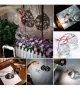 6 броя висулки Merrynine с прозрачна кристална топка, призма., снимка 4