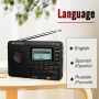 Портативно радио Retekess V115 AM/FM транзистор, MP3 и TF карта, снимка 4