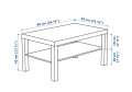 Продавам бяла холна масичка Lack IKEA 90х555х45 см., снимка 5