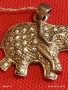 Сребърен медальон с формата на слон 🐘 и кристали амулет за здраве 14154, снимка 6