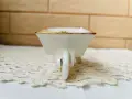 ROYAL ALBERT малка порцеланова количка от Англия с декор рози, снимка 3