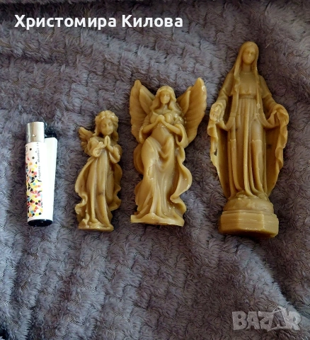  Свещи от пчелен восък 100% натурални, снимка 4 - Декорация за дома - 54392759