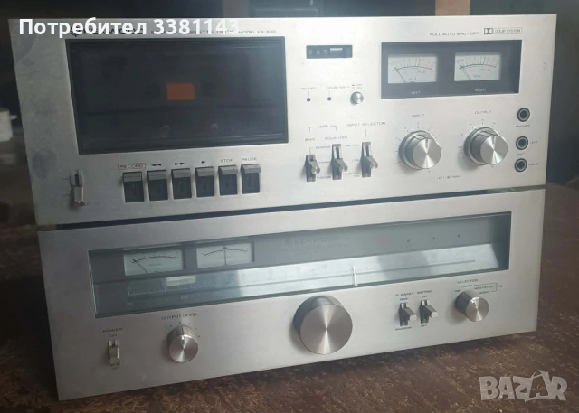 Продавам дек и тунер KENWOOD
