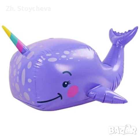 Нова надуваема водна играчка/пръскалка кит, снимка 2 - Надуваеми играчки - 54393057